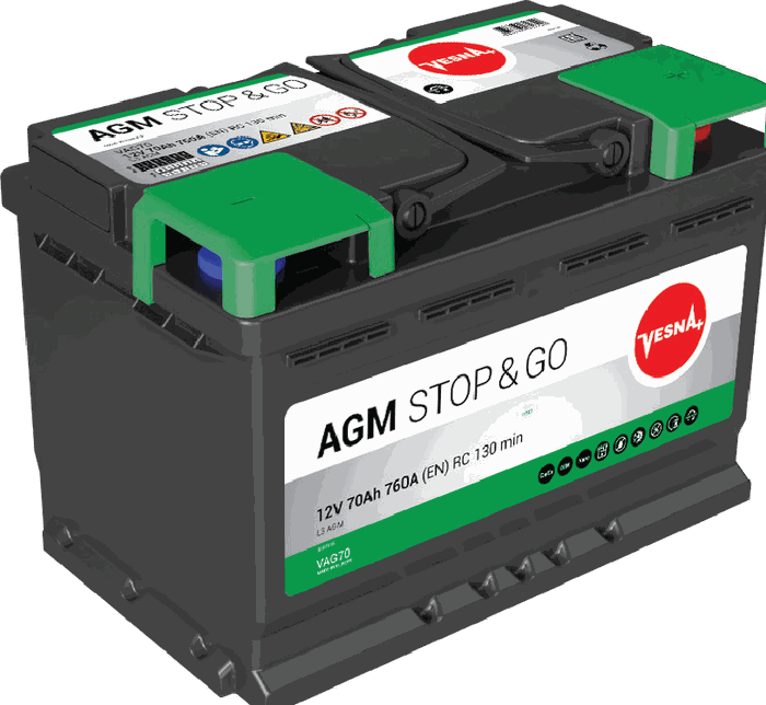 Vesna AGM Stop&Go akumulator